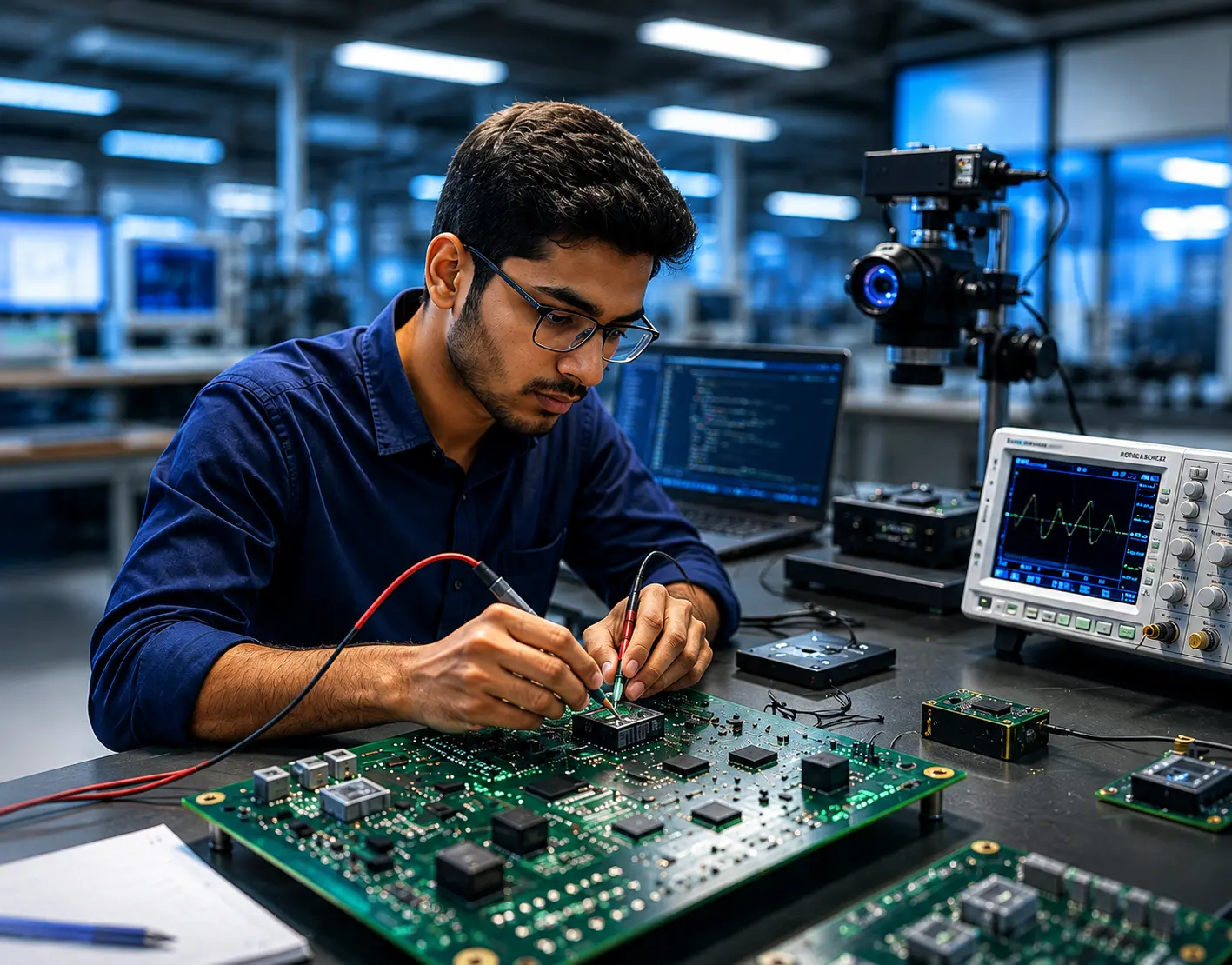 Hybrid Training Experience — hands-on labs and industrial hardware